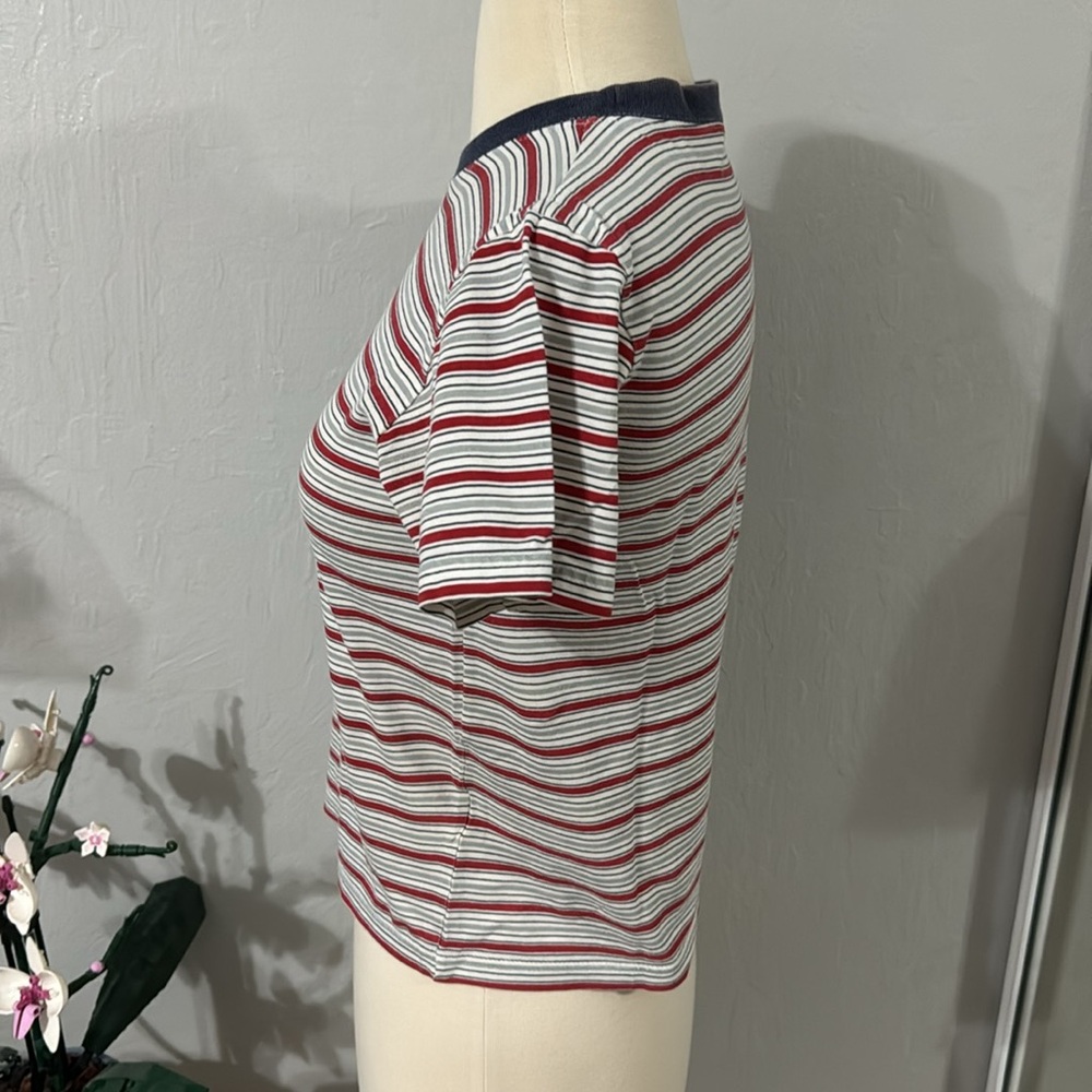 (SOLD) Vintage Stripped Baby Tee - Picture 2 of 7